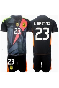 Argentina Emiliano Martinez #23 Keeper Babyklær Hjemme Fotballdrakt til barn Copa America 2024 Korte ermer (+ Korte bukser)